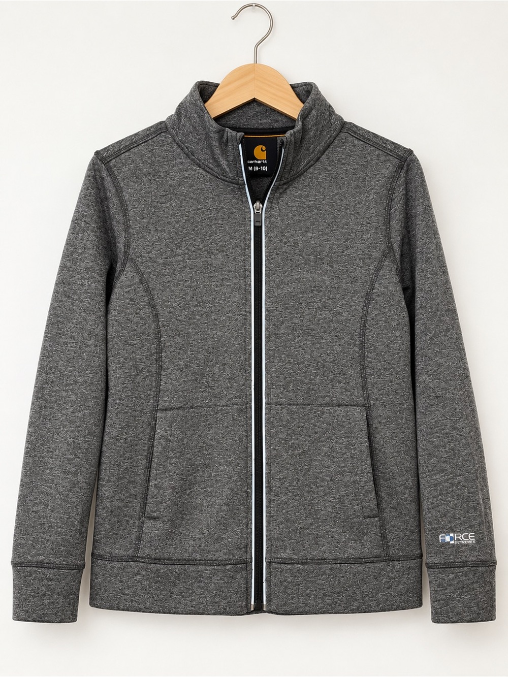 Carhartt Force Extreme Full Zip Jacket Heather Gray Women’s M 8-10